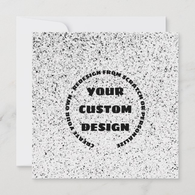 Redesign from Scratch or Personalize This (Front)