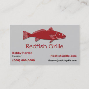Redfish Grille Business Card