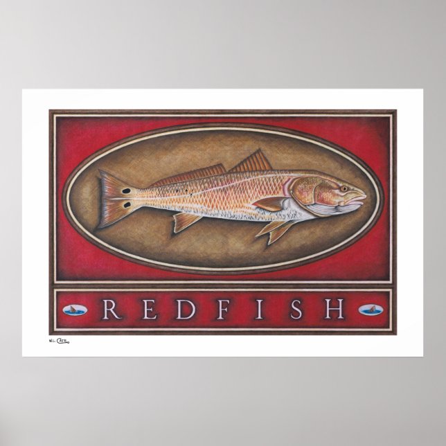 Redfish Posters, Prints and Frames (Front)