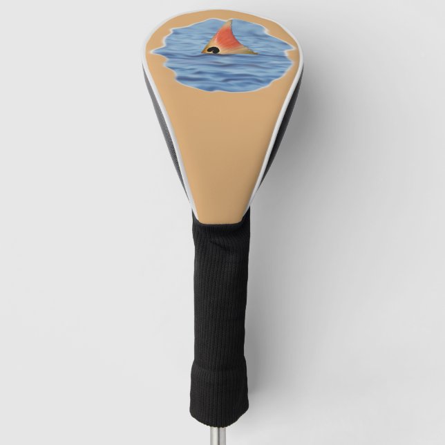 Redfish Tail Fishing Golf Head Cover (Front)