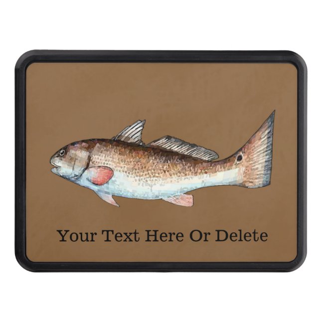 Redfish Trailer Hitch Cover (Front)