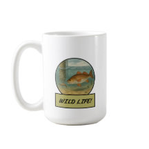 Redfish White Kitchen Mug