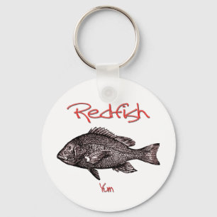Redfish Yum Keychain