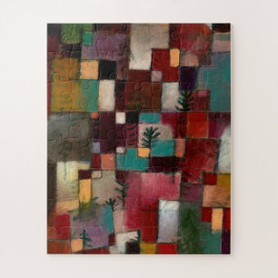Redgreen and Violet-Yellow Rhythms, Paul Klee Art Jigsaw Puzzle