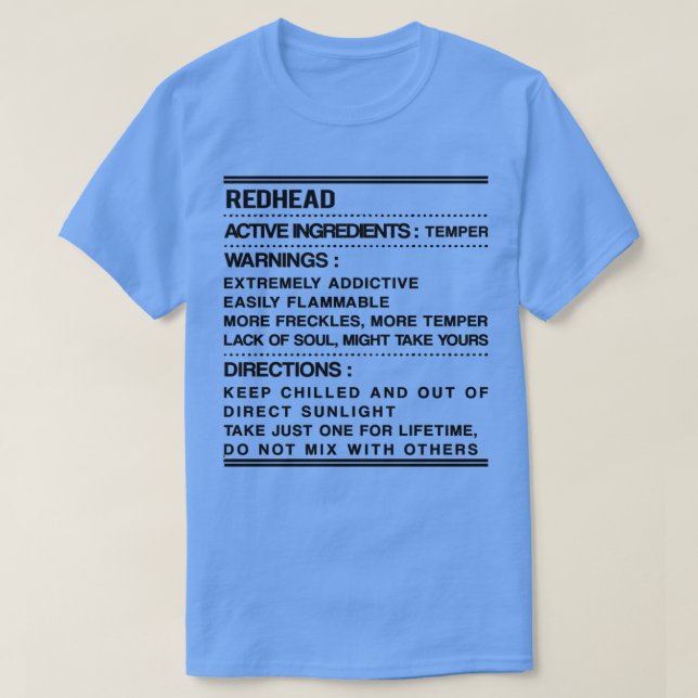 REDHEAD 14 T-Shirt (Design Front)
