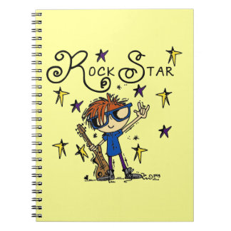 Redhead Boy Rock Star Notebook