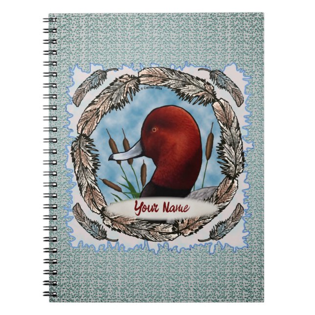 Redhead Duck  notebook  (Front)