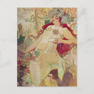 Redhead Goddess Postcard