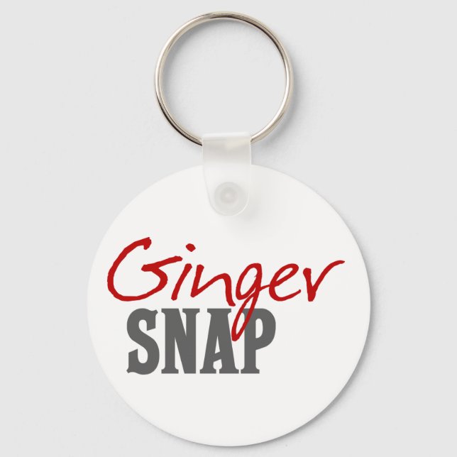Redhead Humour -Ginger Snap Keychain (Front)