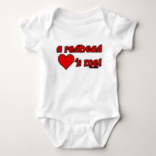 Redhead Loves Me Baby Bodysuit