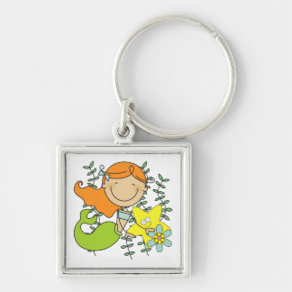 Redhead Mermaid Keychain