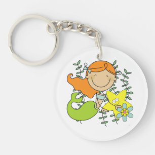 Redhead Mermaid Keychain