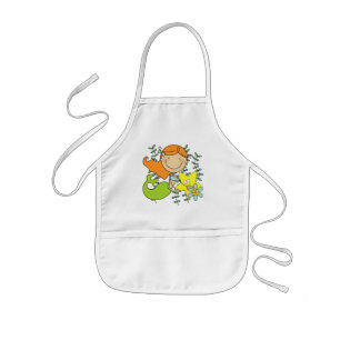 Redhead Mermaid Kids Apron