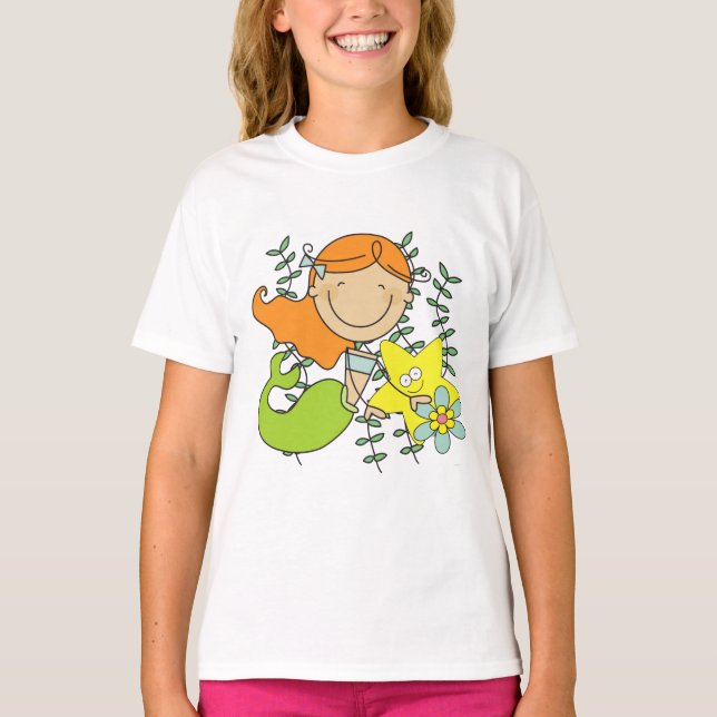 Redhead Mermaid T-Shirt (Front)