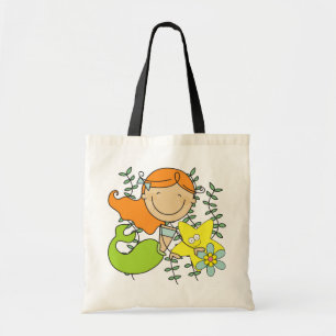 Redhead Mermaid Tote Bag