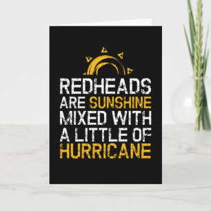 Redhead Sunshine Mc1r Red Hair Card