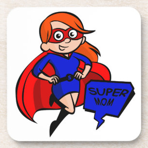 redhead super mom coaster