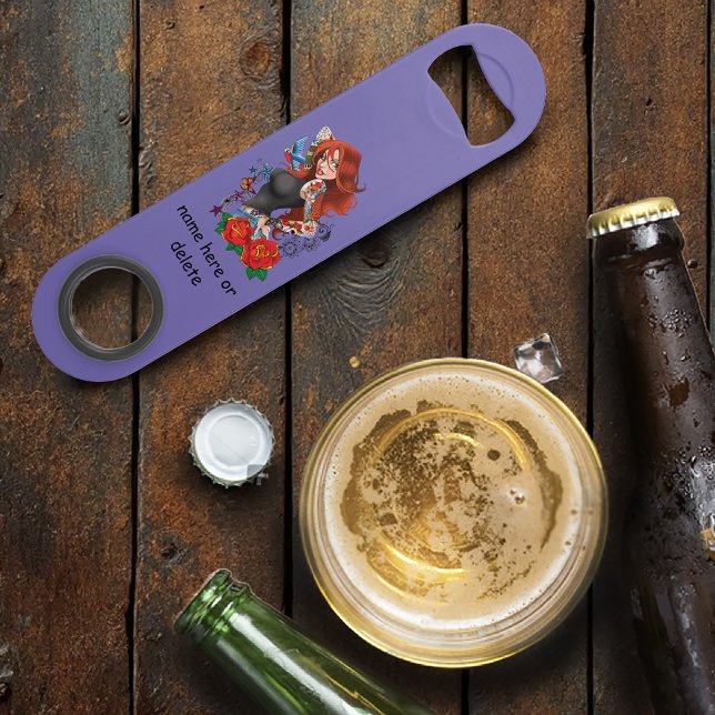 Redhead Woman Tattoos Bar Key (Creator Uploaded)