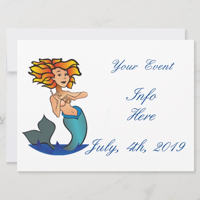 Redheaded Mermaid Thunder_Cove (Front)