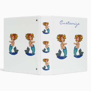Redheaded Mermaid Thunder_Cove Binder