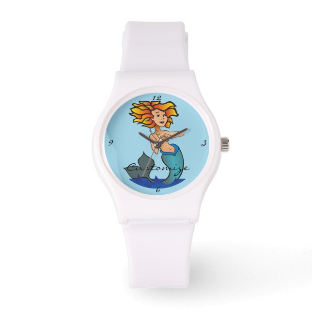 Redheaded Mermaid Thunder_Cove Watch (Front)
