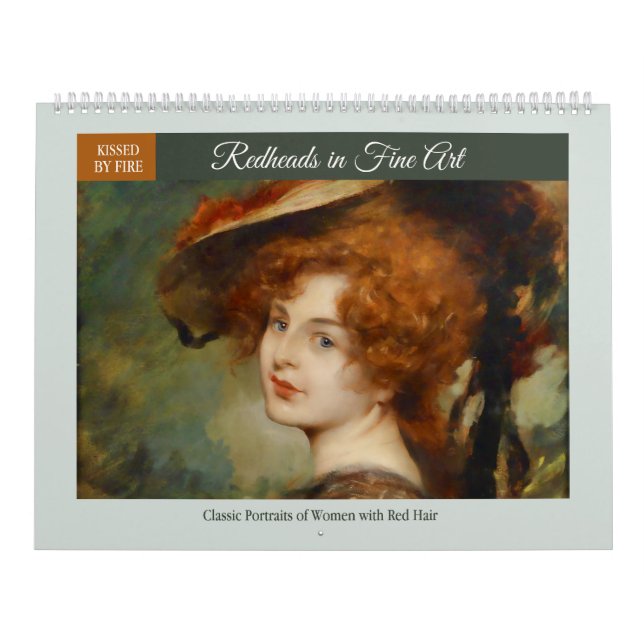 Redheads in Fine Art 2026 Calendar (Cover)
