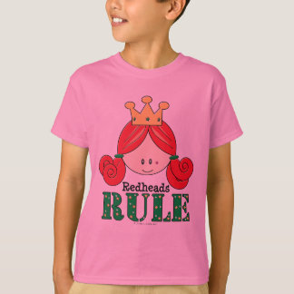 Redheads Rule Redhead T shirt