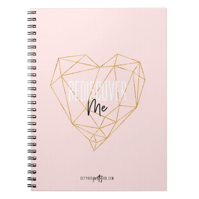 Rediscover Me Small Spiral Notebook (Front)
