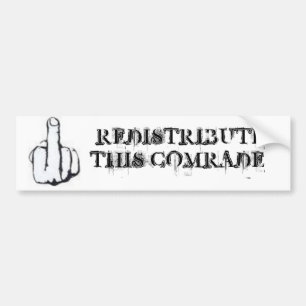Redistribute This! Bumper Sticker