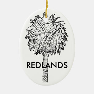 Redlands Palms - Christmas Ornament