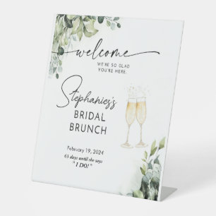 Redleaf Boho Bridal Brunch Shower Welcome Sign