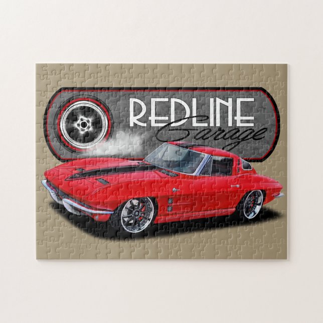 Redline Garage Stingray Jigsaw Puzzle (Horizontal)
