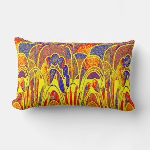 Redman4u2 Geometric Graphic Motif–2026 Trend  Lumbar Pillow