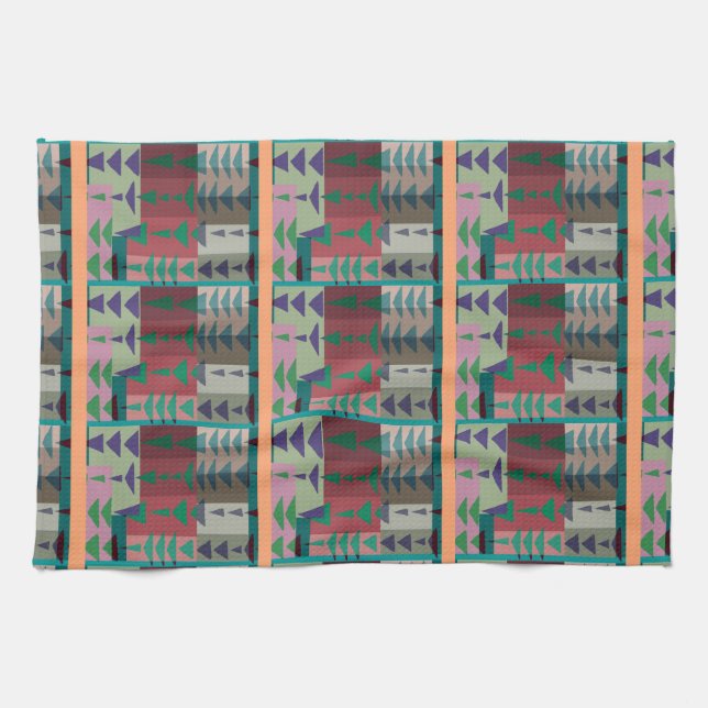 Redman4u2 Geometric Graphic Motif Modern Trend Kitchen Towel (Horizontal)