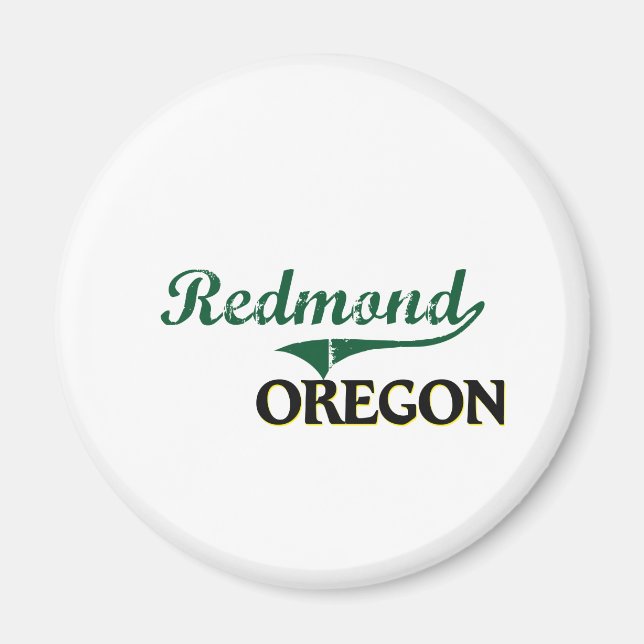 Redmond Oregon Classic Design Magnet (Front)
