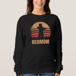 Redmond Oregon Vintage Bear Or Retro Distressed 80 Sweatshirt