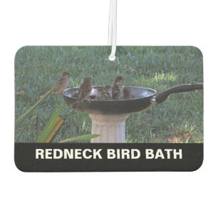 Redneck Bird Bath Air Freshener