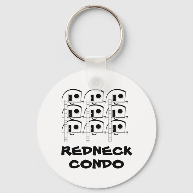 REDNECK CONDO keychain (Front)