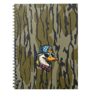 Redneck Duck Bottomland Camo Duck Hunting Redneck Notebook