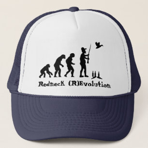 Redneck Evolution or Revolution Trucker Hat