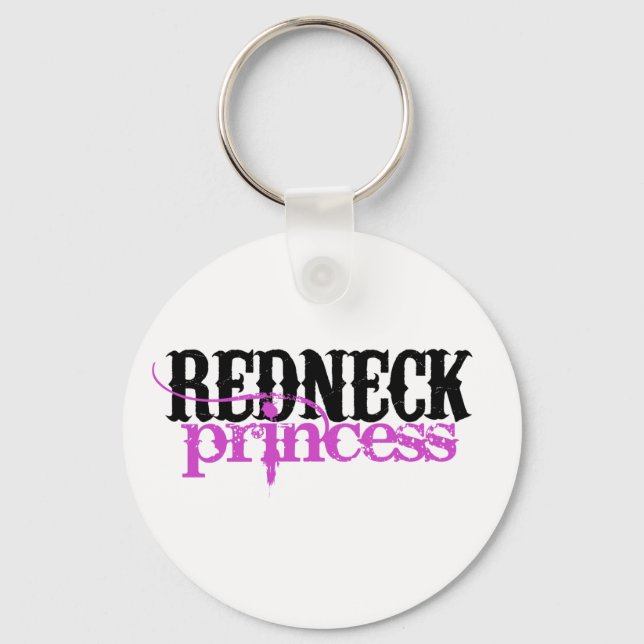 Redneck Princess Keychain (Front)