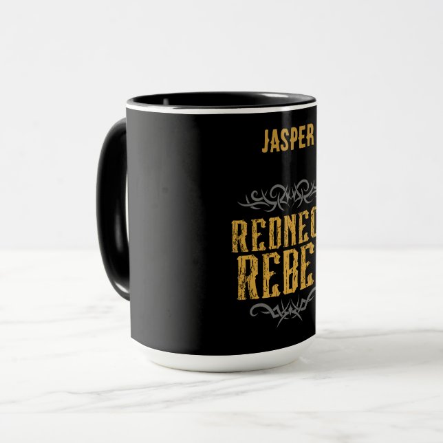 Redneck Rebel Personalized Mug (Front Left)