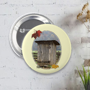 Redneck Rest Stop 2 Inch Round Button