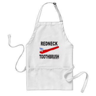 REDNECK TOOTHBRUSH T-SHIRTS AND GIFTS STANDARD APRON