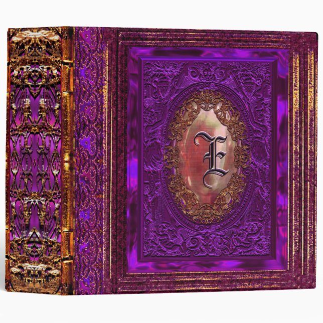 Redolentcy Carmike Beautiful Monogram Binder (Front/Spine)