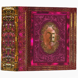 Redolentcy Victorian Goth Chic Monogram Binder
