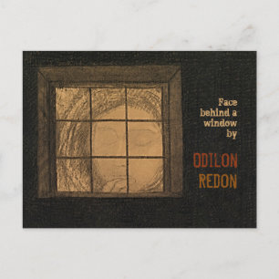 Redon Face derrière une fenêtre CC0681 Carte posta