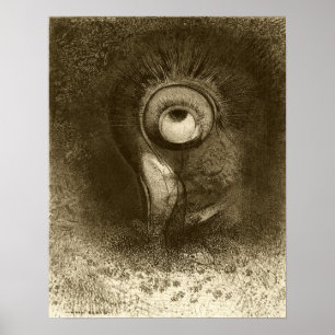 Redon - First Vision Attempted In Flower 1883 Poster