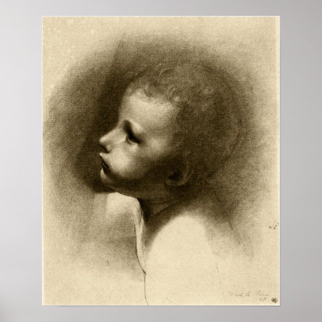 Redon - Head Of Saint John Baptist Poster (Front)