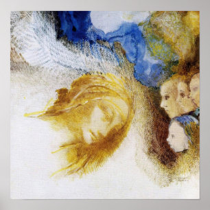 Redon - Homage To Leonardo Da Vinci Poster
